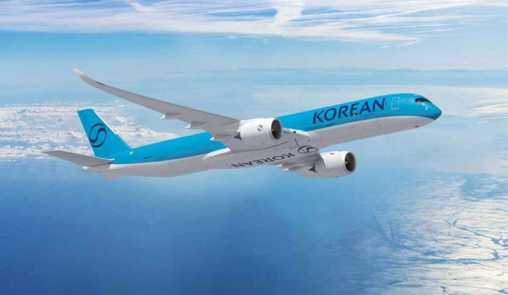 Korean Air has converted seven of its Airbus A350-1000 passenger aircraft orders to the new A350F version