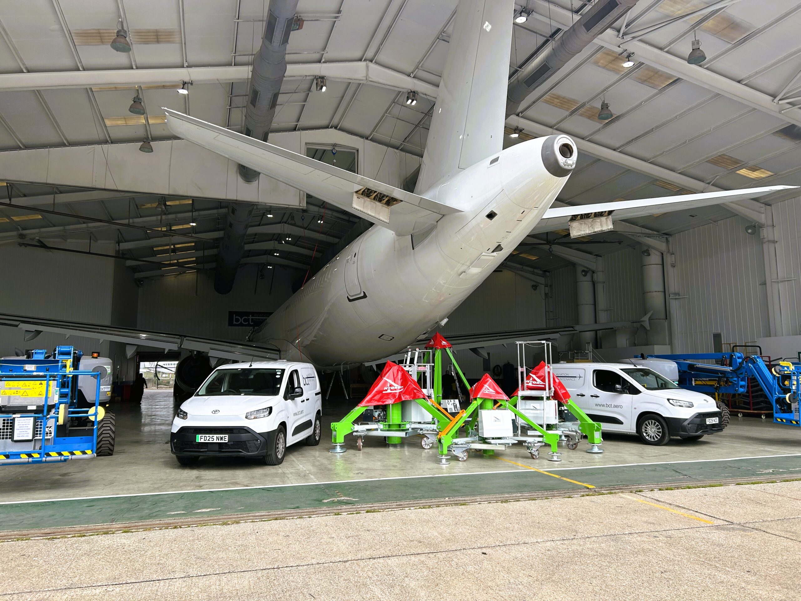 BCT hangar at East Midlands Airport (EMA)