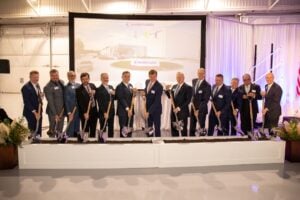 Ground-breaking ceremony at Perot Field Alliance Airport © Embraer