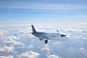 ACJ319neo in flight