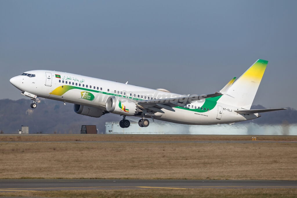 Mauritania Airlines Boeing 737 MAX aircraft © AirTeamImages
