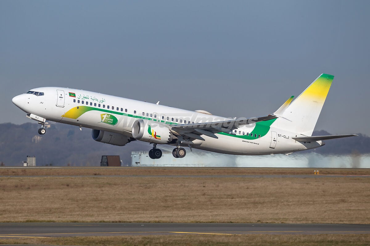 Mauritania Airlines Boeing 737 MAX aircraft © AirTeamImages