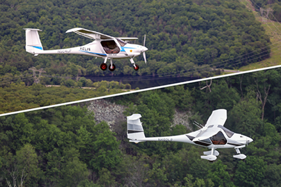 Velis Electro and Velis Explorer © Pipistrel