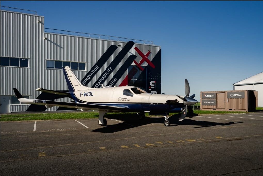 Daher has successfully completed the flight demonstration of Eye Pulse, a prototype MALE drone