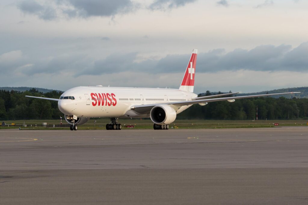 Swiss Boeing 777 aircraft