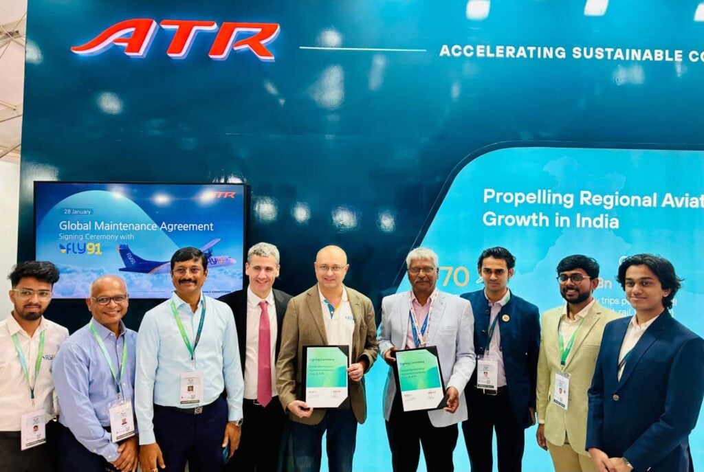 ATR and FLY91 have signed a global maintenance agreement