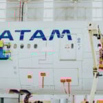 AeroSHARK surface film is applied to a LATAM aircraft