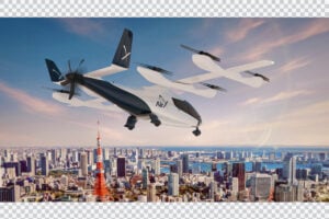 eVTOL aircraft in AirX livery © Eve
