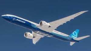 Boeing has received initial qualification for the 777-9 training devices