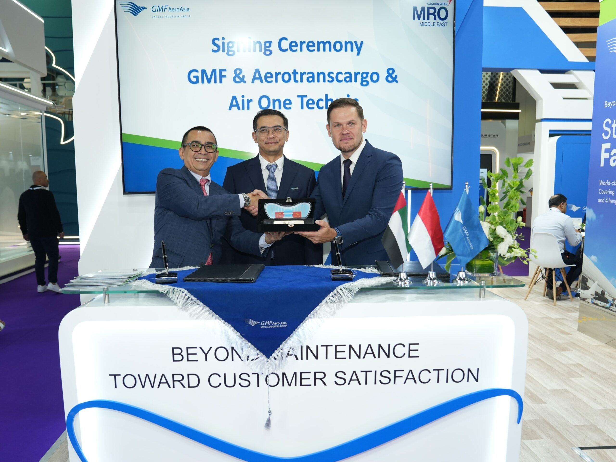 ATC FZE, GMF and AIR ONE Technics to cooperate on B747F maintenance