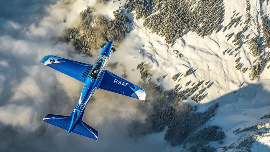RSAF Pilatus PC-21 training aircraft, powered by Pratt & Whitney Canada PT6A engines