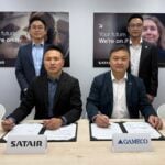 Satair and GAMECO signing the MoU to enhance strategic cooperation in the USM segment