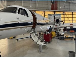 Gulfstream Aircraft at Augusta centre StandardAero