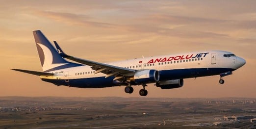 3TOP has acquired a B737-800 NG formerly operated by AnadoluJet