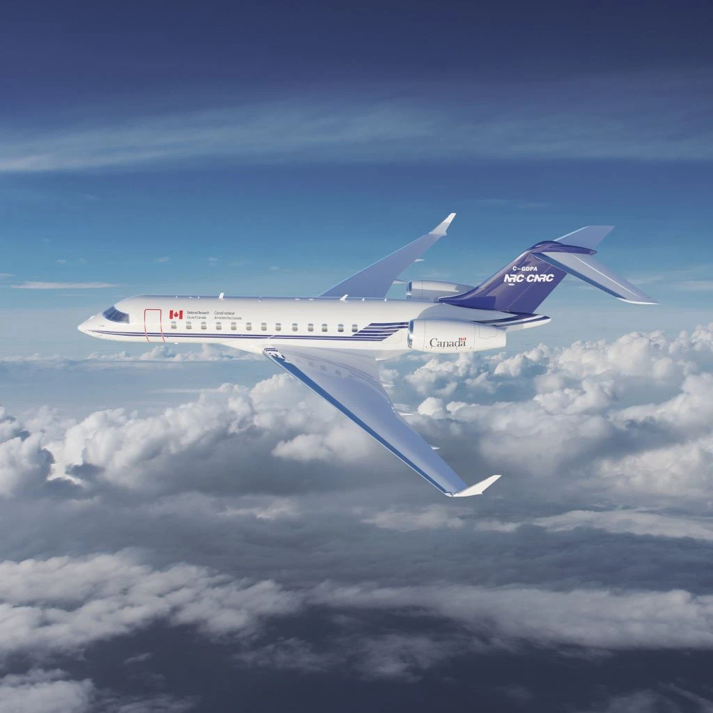 Bombardier Global 6500 aircraft will join the NRC’s Aerospace Research Centre fleet as research platform
