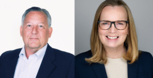 Stratus Aero Partners CEO transition from Mark Harris (l) to Althea Arvin (r)