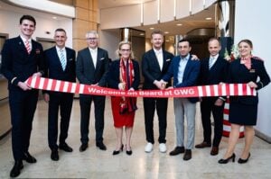 Ribbon cutting ceremony to officially open the new headquarters in Gateway Gardens, Frankfurt