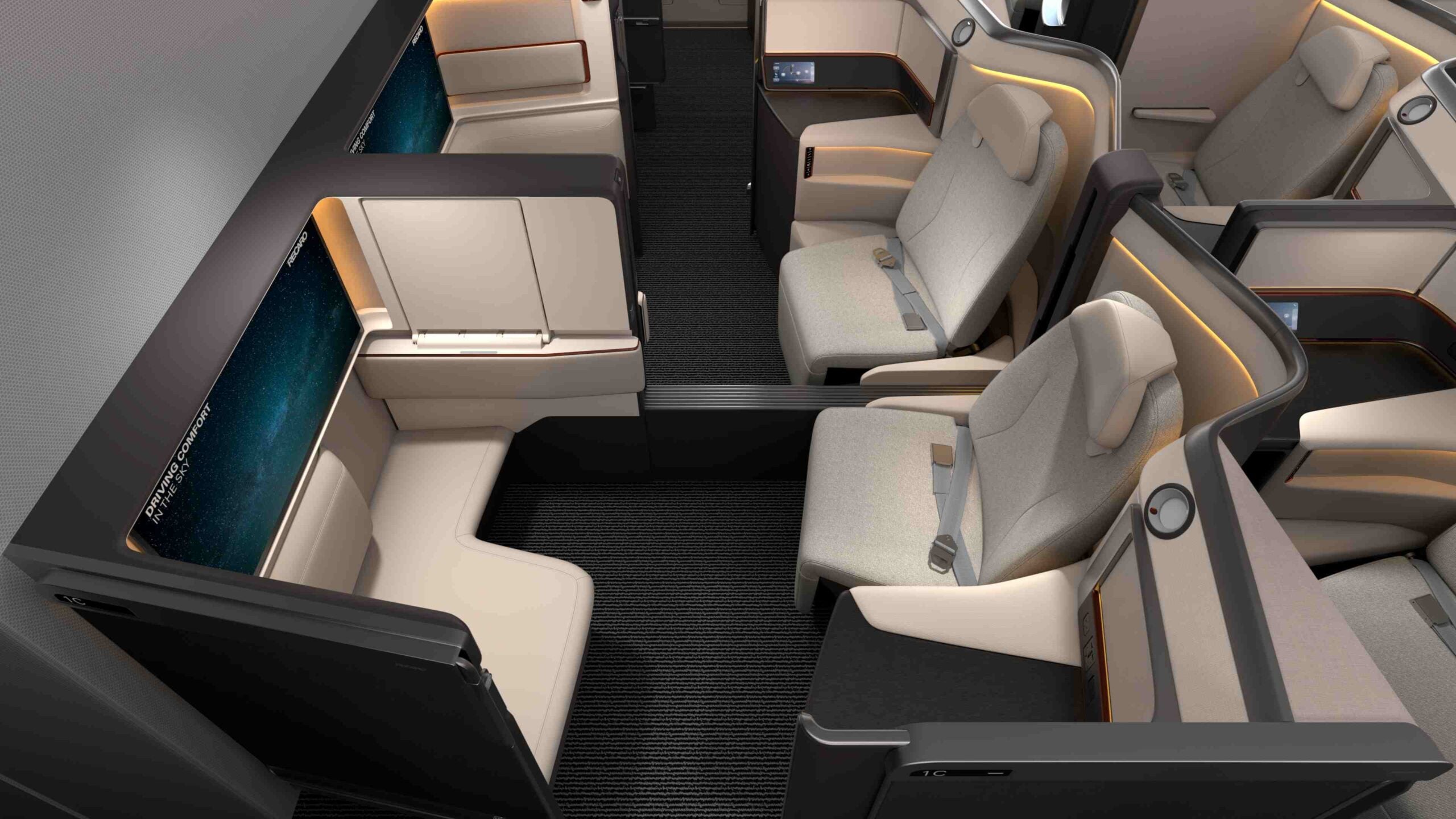 © RECARO R7 business-class seats