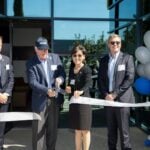Ribbon cutting ceremony at Thomas Global Systems in Ivine, California