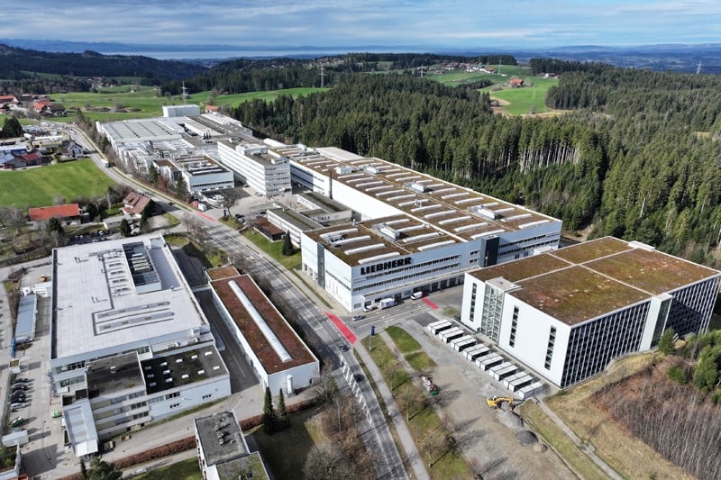 Aerial view of Liebherr-Aerospace Lindenberg GmbH