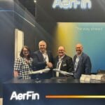 AerFin and National Air Cargo signed the contract at Aviation Week's MRO Americas © FinAer