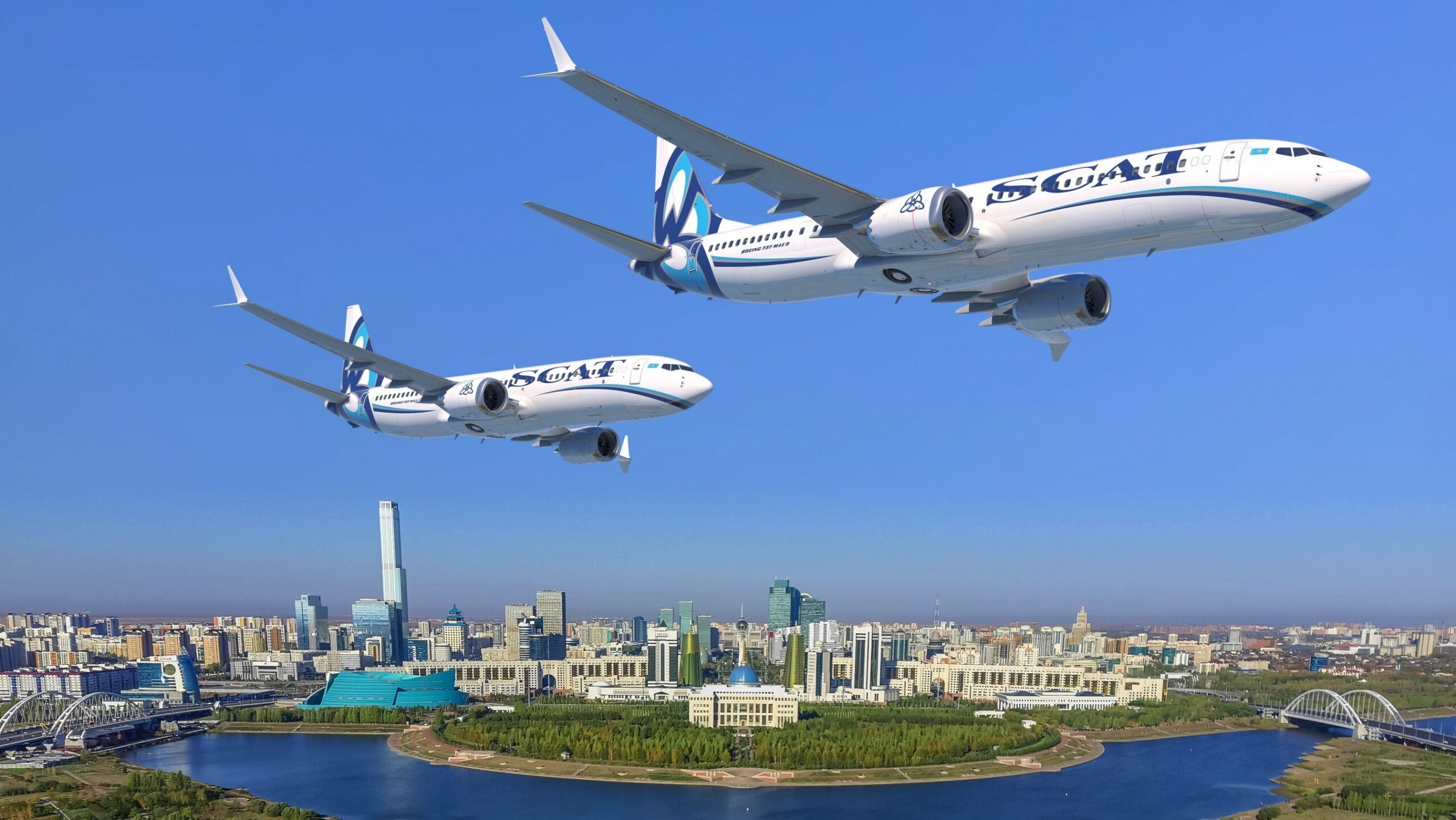 SCAT Airlines is expanding its fleet and increase capacity with the Boeing 737 MAX family © Boeing