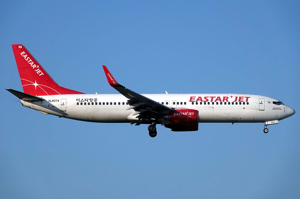 Eastar Jet B737-800 aircraft