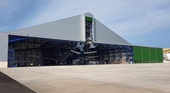 Internationl Aerospace Coatings hangar in Malta