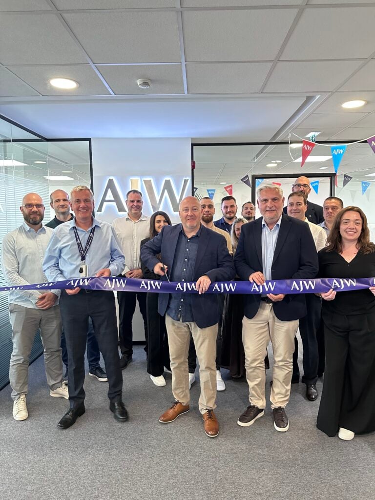 Ribbon-cutting ceremony to celebrate the opening of AJW's new hub in Sofia, Bulgaria © AJW Group
