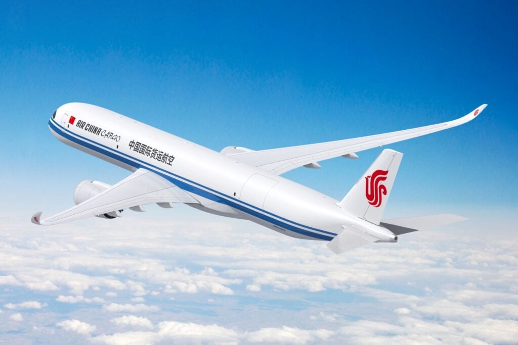 Rendering of Air China Cargo A350F aircraft © Airbus