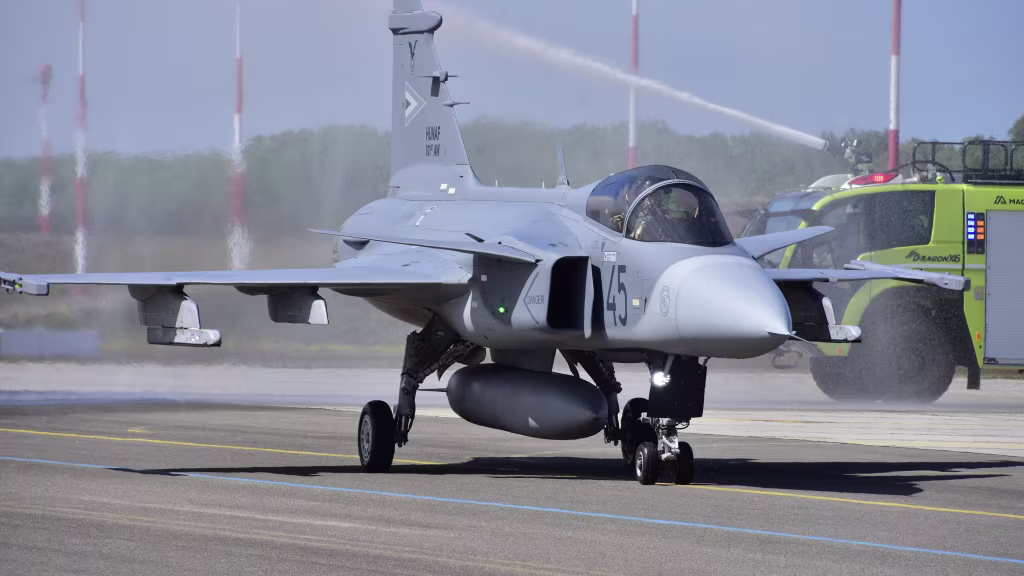 Gripen C fighter jet © Saab