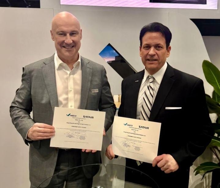 HAECO and Satair sign MoU HAECO