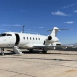 HJS has acquired four additional aircraft, one of them a Challenger 300 jet, now being dismantled for parts © HJS Aftermarket Aircraft Components