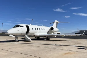 HJS has acquired four additional aircraft, one of them a Challenger 300 jet, now being dismantled for parts © HJS Aftermarket Aircraft Components
