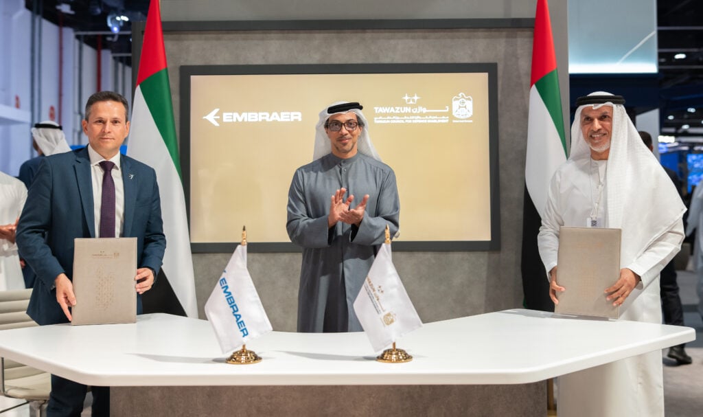 Tawazun has awarded a contract to Embraer for up to 20 C-390 Millennium aircraft for the UAE Air Force © Embraer