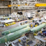 A320-family final assembly line at the Jean-Luc Lagardère facility in Toulouse © Airbus