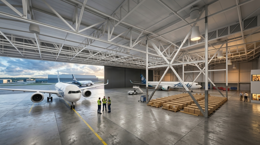 Image of Alaska's new hub in Portland