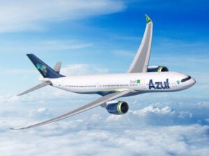 Rendering of A330-900 in Azul livery