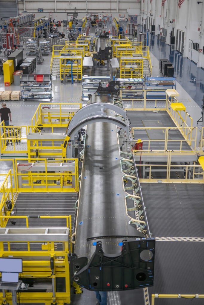 Bell has completed the first two wing structures for the MV-75 Cheyenne