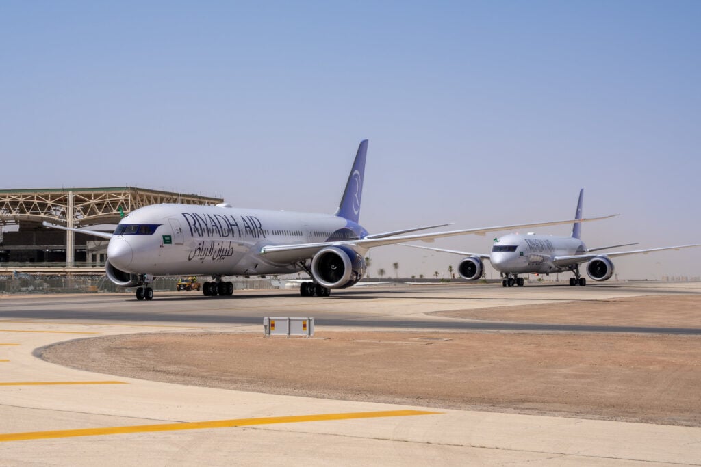 Riyadh Air's first two 787 Dreamliner arrive in Riyadh © Boeing
