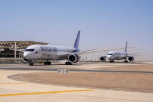 Riyadh Air's first two 787 Dreamliner arrive in Riyadh © Boeing