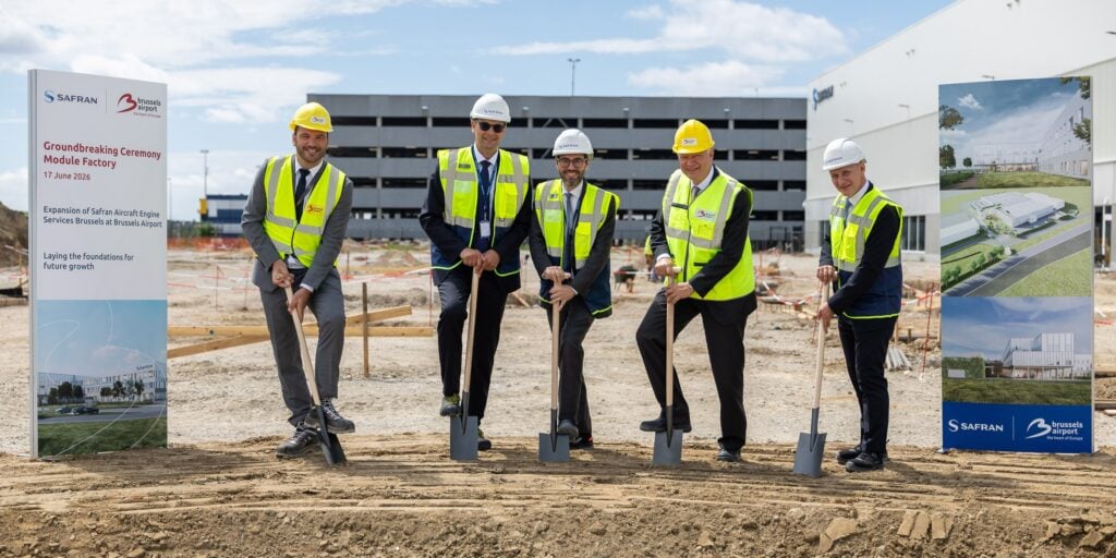 Ground-breaking at Brussels Airport