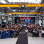 Collins Aerospace's Tajęcina, Poland, facility with employees