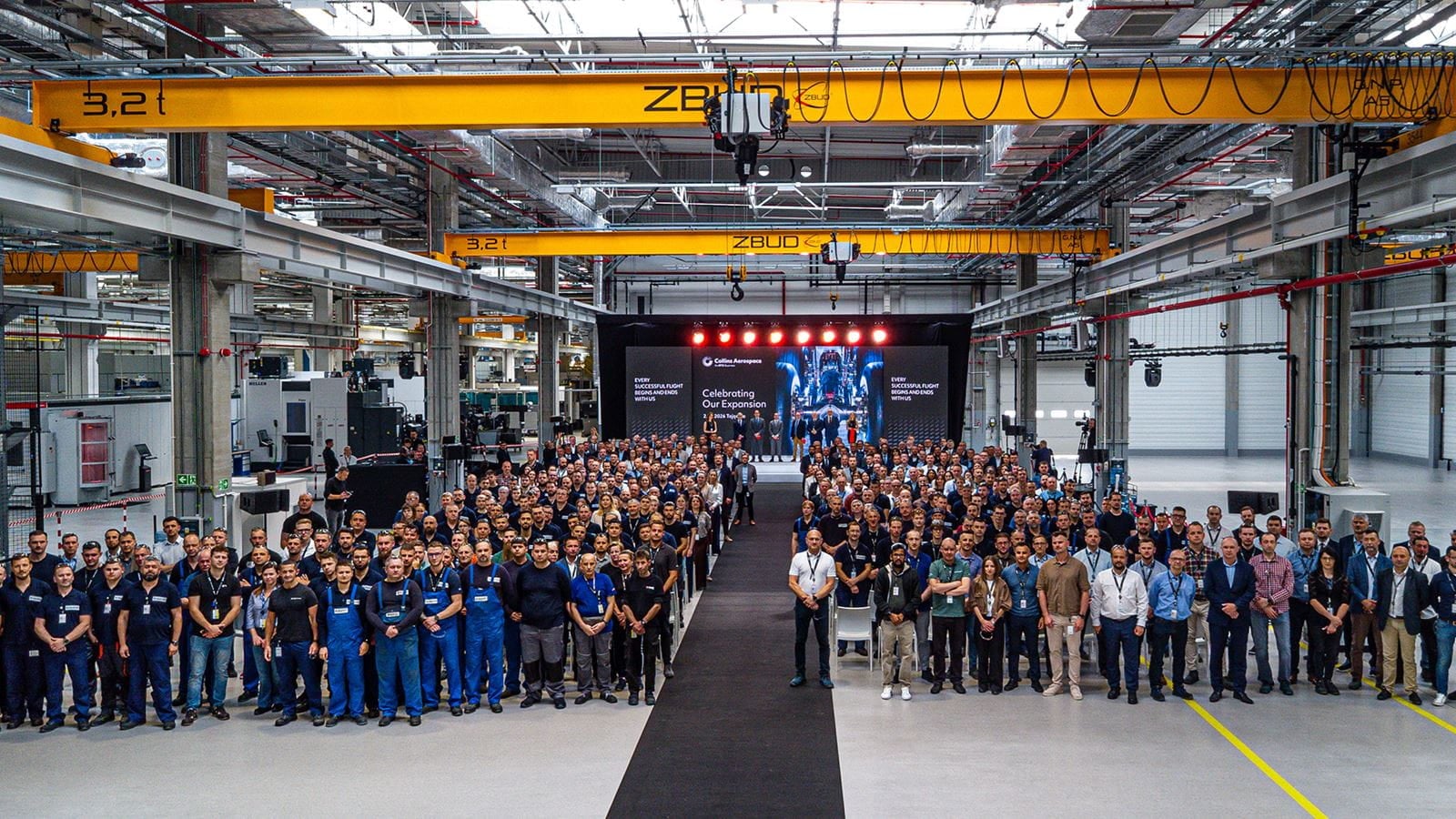 Collins officially opens expanded Poland landing gear hub