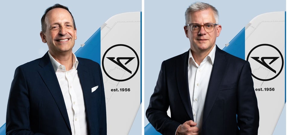 Dr Pierre Dominique Prümm (l) and Dag Jessel (r)