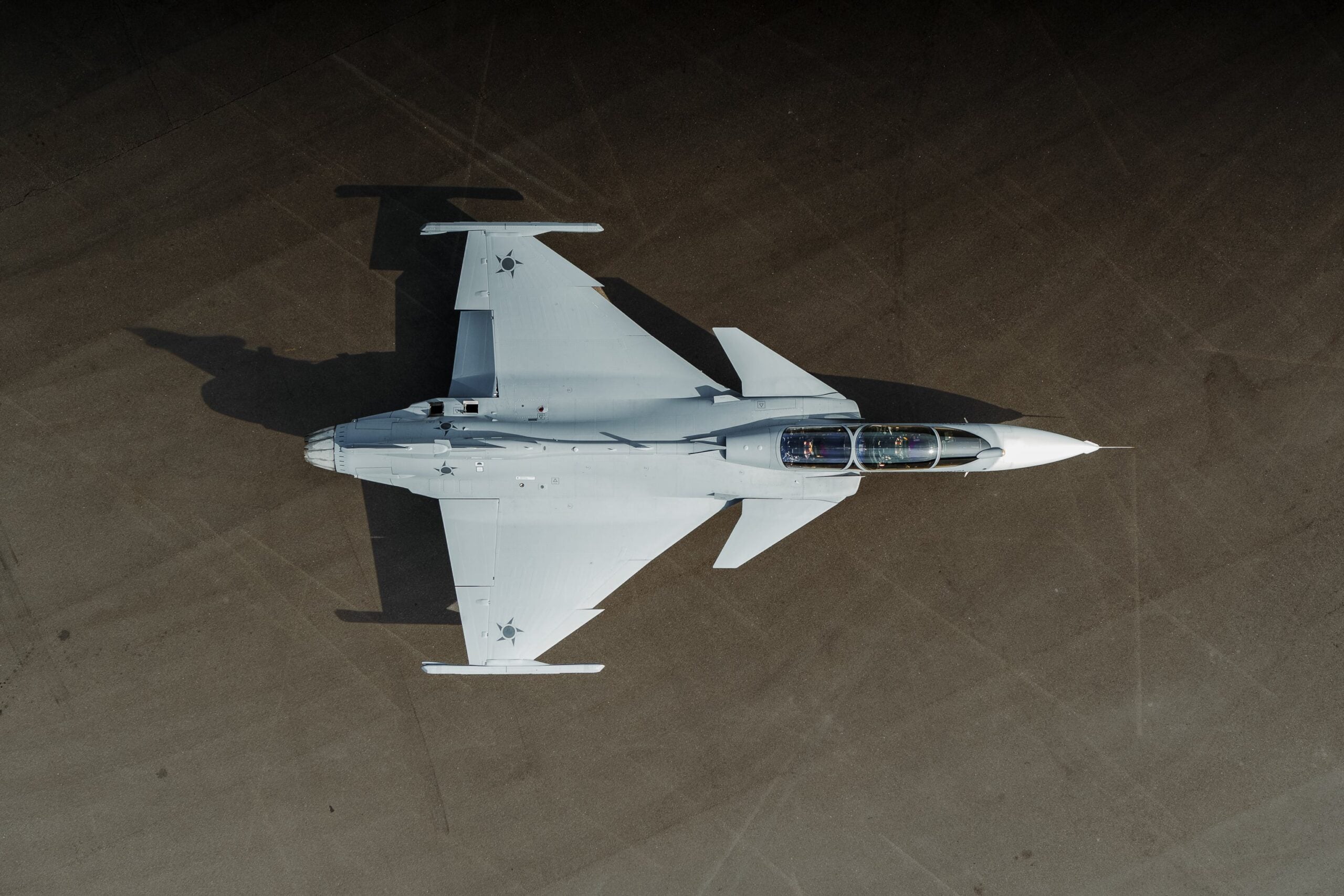 Gripen F fighter jet