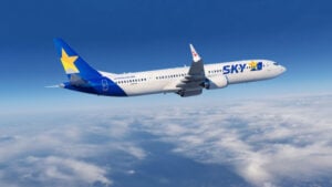Image of Being 737-10 in Skymark Airlines livery