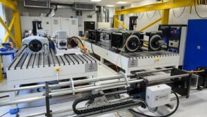 The newly opened elecTRAS™ test lab in Wolverhampton, UK, features a scalable, modular, adaptable test rig that enables precise evaluation of multiple system configurations