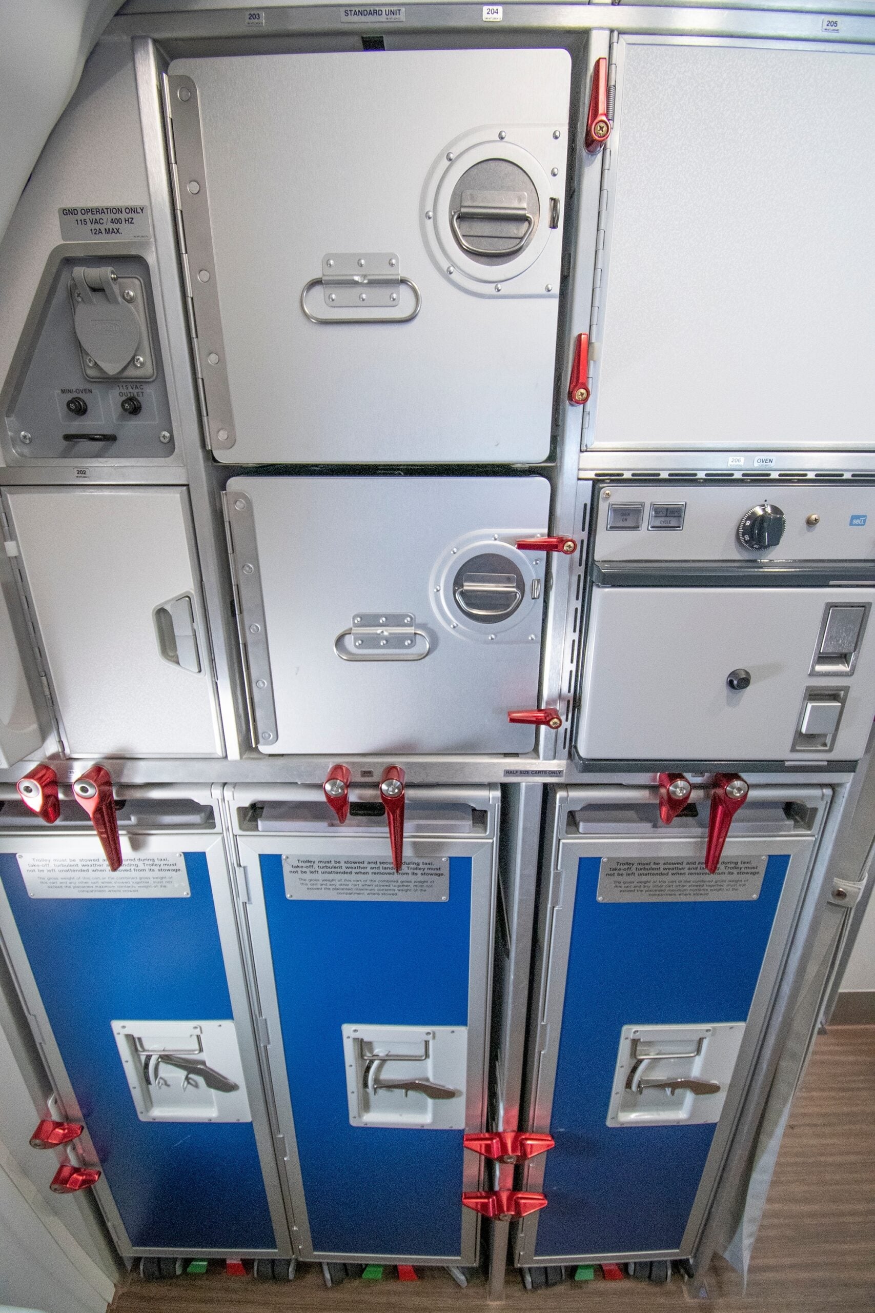 Galley of Embraer E2 aircraft © Shutterstock