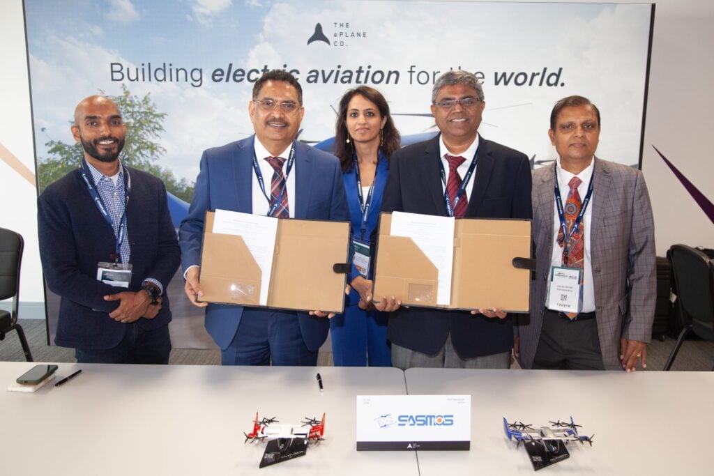 MoU signing between SASMOS and The ePlane Compony